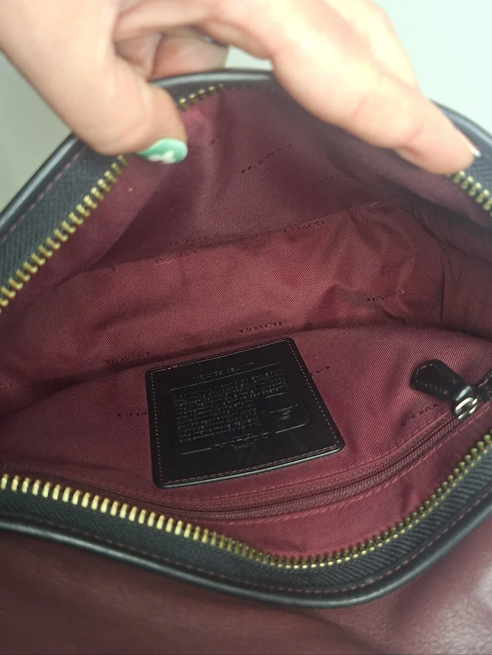 Coach Saddle Bag 75th Anniversary Leather Purse Crossbody 55298 Black Re-edition - Picture 8 of 16